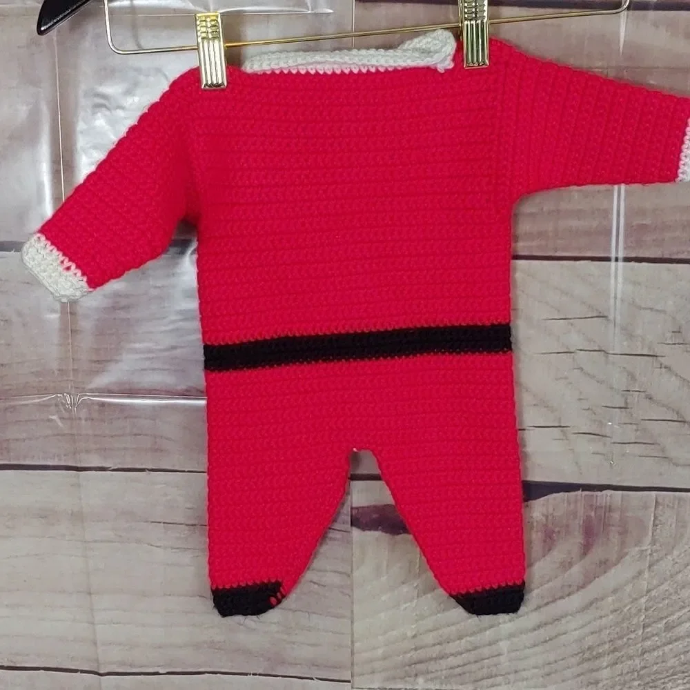 Hand made Santa Outfit newborn - Picture 5 of 6